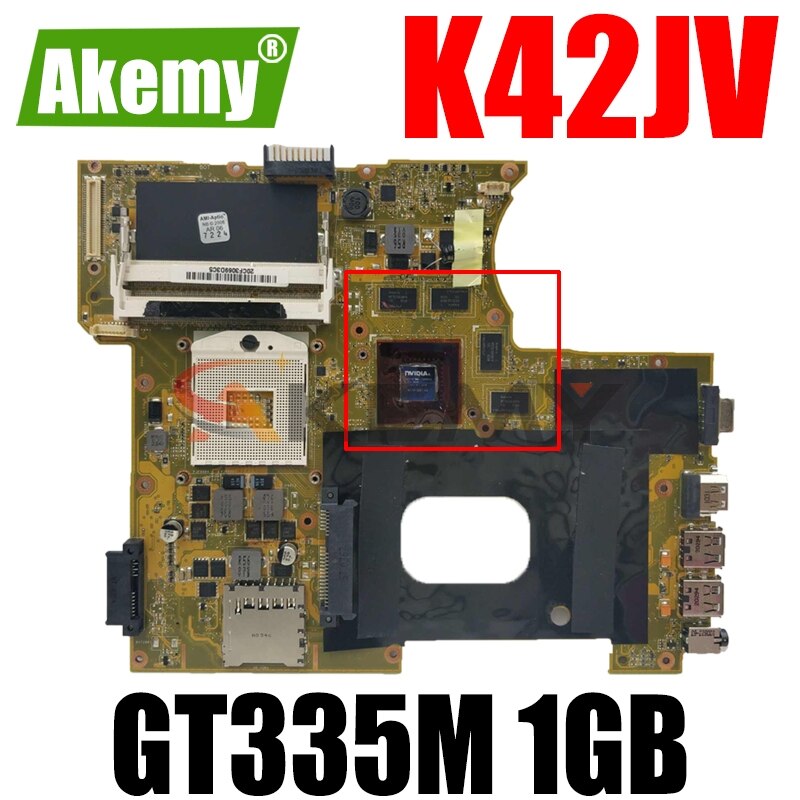 Akemy K42JV GT335M 1GB   REV2.2 For Asus A..